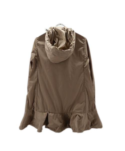 MONCLER（モンクレール）MONCLER (モンクレール) フーデッドコート ベージュ サイズ:0の古着・服飾アイテム