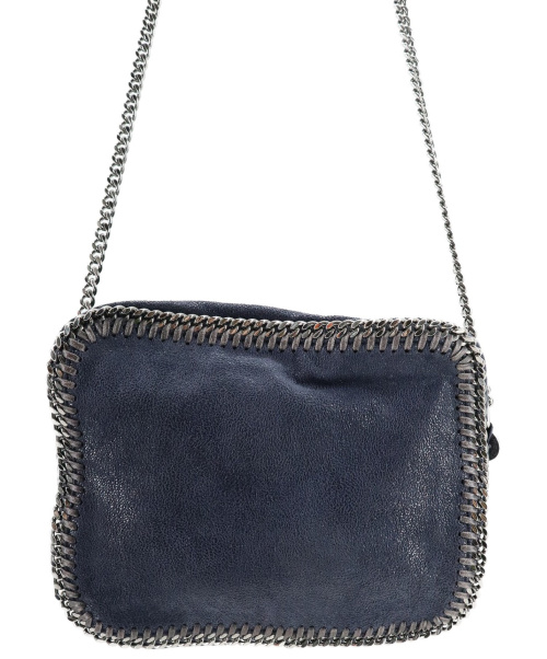 STELLA McCARTNEY（ステラマッカートニー）STELLA McCARTNEY (ステラ・マッカートニー) ファラベラジップショルダーバッグ ネイビーの古着・服飾アイテム