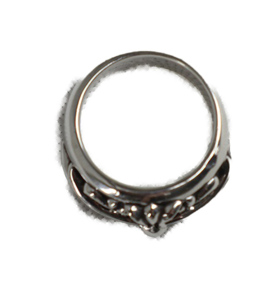 CHROME HEARTS（クロムハーツ）CHROME HEARTS (クロムハーツ) フローラルクロスリング シルバーの古着・服飾アイテム