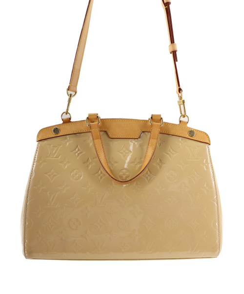 LOUIS VUITTON（ルイ ヴィトン）LOUIS VUITTON (ルイヴィトン) ブレアMM ベージュ ヴェルニ M91456 DR2164の古着・服飾アイテム