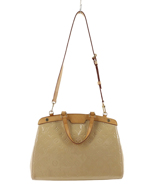 LOUIS VUITTON（ルイ ヴィトン）LOUIS VUITTON (ルイヴィトン) ブレアMM ベージュ ヴェルニ M91456 DR2164の古着・服飾アイテム
