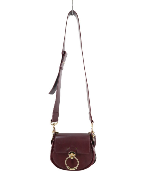 Chloe（クロエ）Chloe (クロエ) TESSスモールバッグ バーントゥブラウン CHC18WS153A3725Bの古着・服飾アイテム