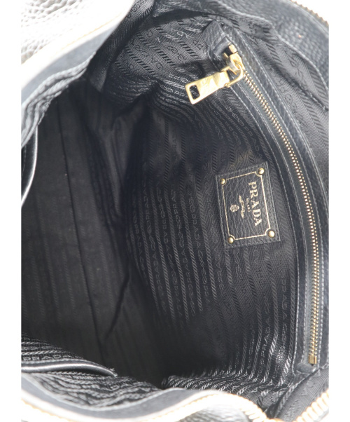 PRADA（プラダ）PRADA (プラダ) 2WAYレザーバッグ ブラック BN2794 194の古着・服飾アイテム
