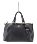 PRADA（プラダ）の古着「2WAYレザーバッグ」｜ブラック