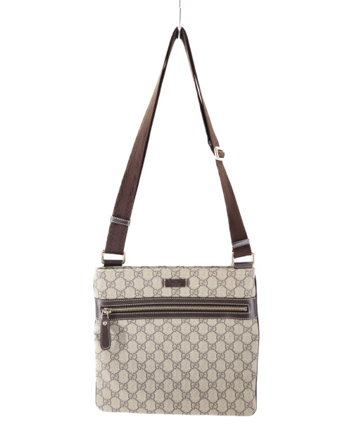 GUCCI（グッチ）GUCCI (グッチ) GGショルダーバッグ ベージュの古着・服飾アイテム
