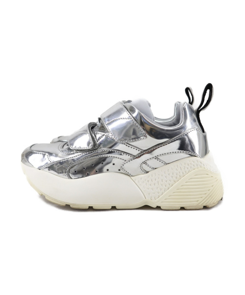 STELLA McCARTNEY（ステラマッカートニー）STELLA McCARTNEY (ステラ・マッカートニー) エクリプス メタリック スニーカー シルバー サイズ:37の古着・服飾アイテム