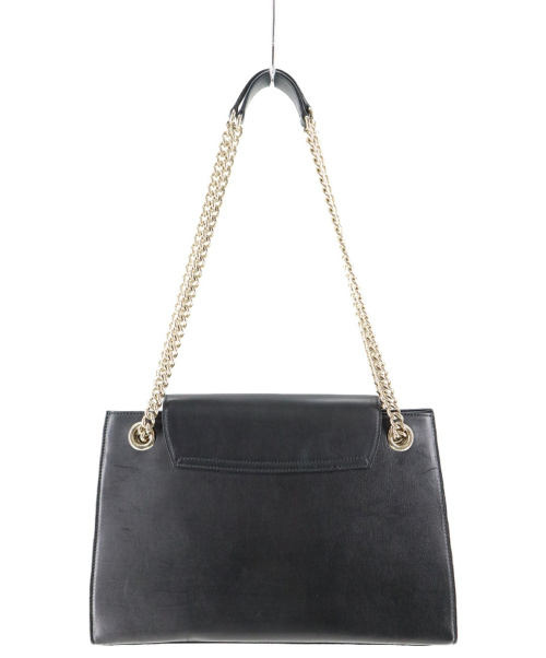 GUCCI（グッチ）GUCCI (グッチ) チェーンショルダートートバッグ ブラック エミリーの古着・服飾アイテム