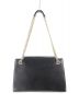 GUCCI (グッチ) チェーンショルダートートバッグ ブラック エミリー：49800円