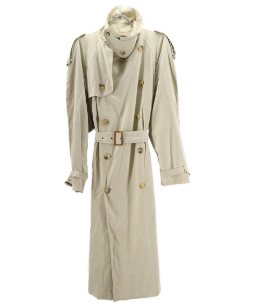 HERMES（エルメス）HERMES (エルメス) トレンチコート ベージュ サイズ:48の古着・服飾アイテム