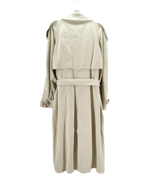 HERMES（エルメス）HERMES (エルメス) トレンチコート ベージュ サイズ:48の古着・服飾アイテム