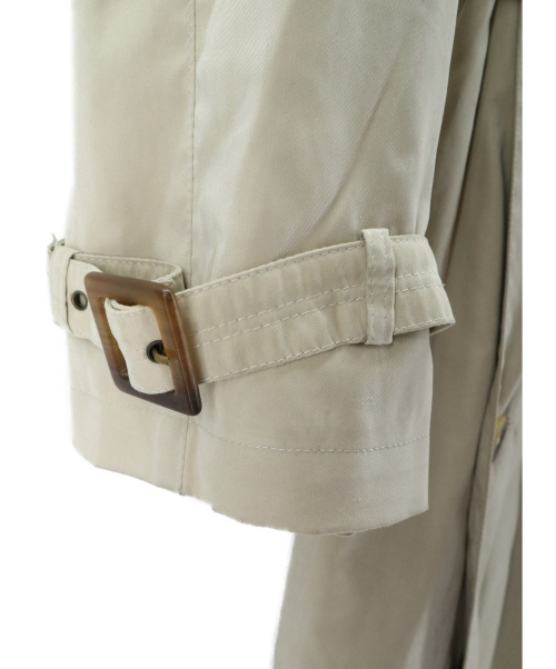 HERMES（エルメス）HERMES (エルメス) トレンチコート ベージュ サイズ:48の古着・服飾アイテム