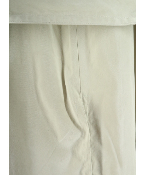 HERMES（エルメス）HERMES (エルメス) トレンチコート ベージュ サイズ:48の古着・服飾アイテム