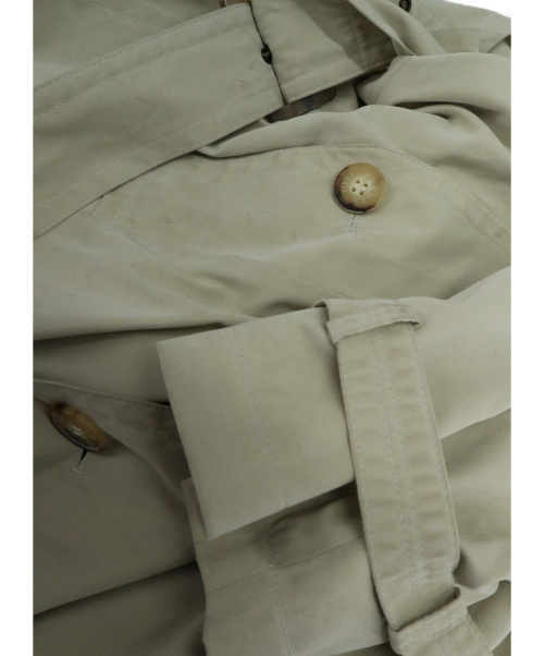 HERMES（エルメス）HERMES (エルメス) トレンチコート ベージュ サイズ:48の古着・服飾アイテム