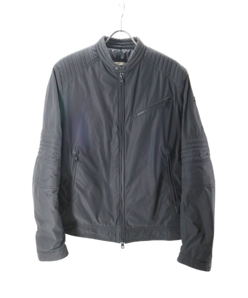 MONCLER（モンクレール）MONCLER (モンクレール) ライダースダウンジャケット ブラック サイズ:３ GIMONT GIUBBOTTOの古着・服飾アイテム
