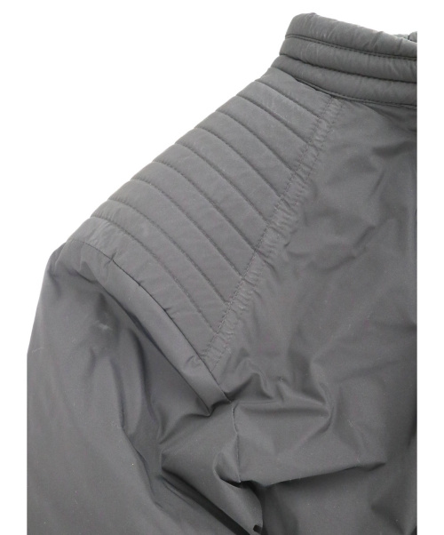 MONCLER（モンクレール）MONCLER (モンクレール) ライダースダウンジャケット ブラック サイズ:３ GIMONT GIUBBOTTOの古着・服飾アイテム