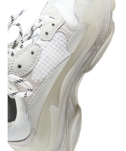 BALENCIAGA（バレンシアガ）BALENCIAGA (バレンシアガ) Triple S Clear Sole グレー×ホワイト サイズ:25 544351の古着・服飾アイテム