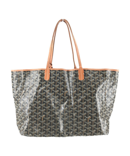 GOYARD（ゴヤール）GOYARD (ゴヤール) サンルイPM トートバッグ ブラック×ブラウンの古着・服飾アイテム