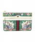 GUCCI（グッチ）の古着「コラボクラッチバッグ」｜ベージュ×グリーン