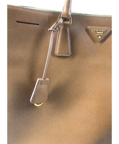 PRADA（プラダ）PRADA (プラダ) ガレリアサフィアーノトートバッグ ラージ ベージュの古着・服飾アイテム