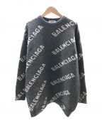 BALENCIAGAバレンシアガ）の古着「キャンペーンロゴニット」｜グレー