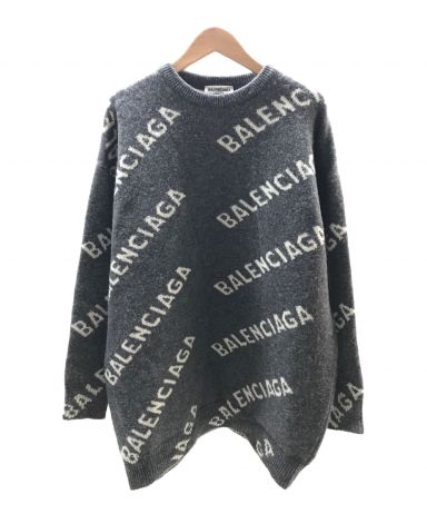 中古・古着通販】BALENCIAGA (バレンシアガ) キャンペーンロゴニット