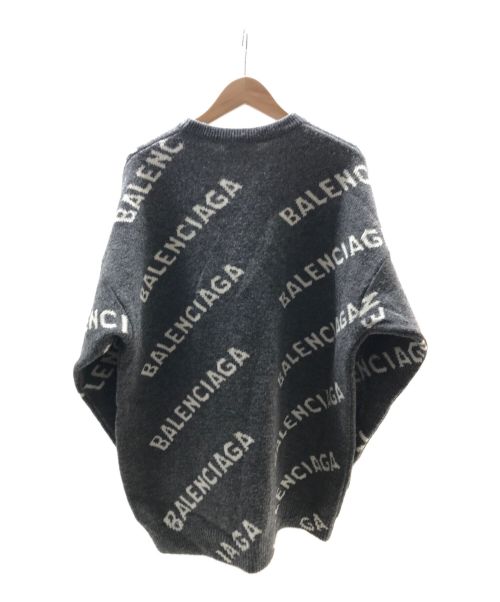 BALENCIAGA（バレンシアガ）BALENCIAGA (バレンシアガ) キャンペーンロゴニット グレー サイズ:XSの古着・服飾アイテム