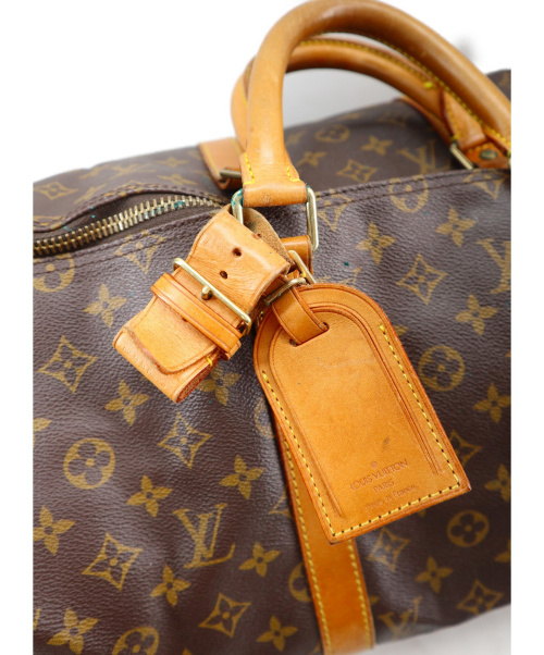 LOUIS VUITTON（ルイ ヴィトン）LOUIS VUITTON (ルイヴィトン) キーポル50 バンドリエール ブラウン モノグラム VI1902の古着・服飾アイテム