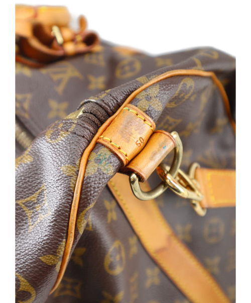 LOUIS VUITTON（ルイ ヴィトン）LOUIS VUITTON (ルイヴィトン) キーポル50 バンドリエール ブラウン モノグラム VI1902の古着・服飾アイテム