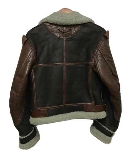 BALENCIAGA（バレンシアガ）BALENCIAGA (バレンシアガ) B-3 ムートンジャケット ブラウン サイズ:38の古着・服飾アイテム