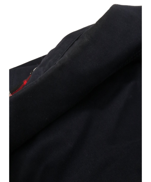 BALENCIAGA（バレンシアガ）BALENCIAGA (バレンシアガ) アシンメトリープルドトレンチコート ネイビー サイズ:34 ユニセックス着用可の古着・服飾アイテム