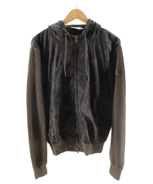 MONCLER（モンクレール）MONCLER (モンクレール) maglione tricot cardigan グリーン サイズ:Lの古着・服飾アイテム