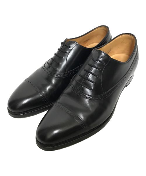 JOHN LOBB（ジョンロブ）JOHN LOBB (ジョンロブ) 内羽根ストレートチップシューズ ブラック サイズ:9Eの古着・服飾アイテム