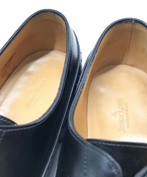 JOHN LOBB（ジョンロブ）JOHN LOBB (ジョンロブ) 内羽根ストレートチップシューズ ブラック サイズ:9Eの古着・服飾アイテム