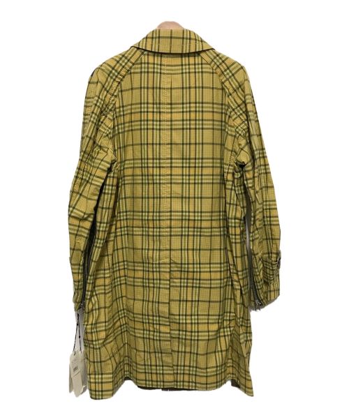 sacai（サカイ）sacai×PENDLETON (サカイ×ペンドルトン) コラボネイティブ柄チェックコート ベージュ サイズ:1の古着・服飾アイテム