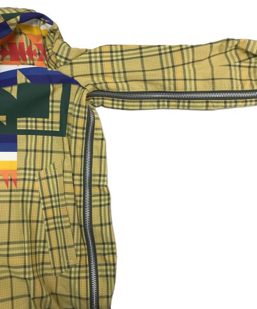 sacai（サカイ）sacai×PENDLETON (サカイ×ペンドルトン) コラボネイティブ柄チェックコート ベージュ サイズ:1の古着・服飾アイテム