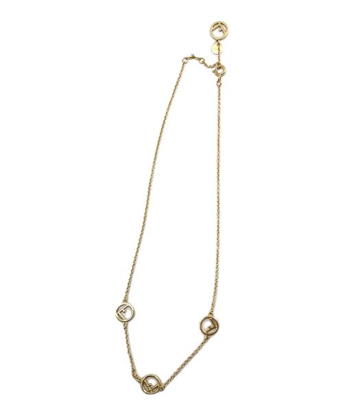 FENDI（フェンディ）FENDI (フェンディ) エフ イズ フェンディ ネックレス ゴールドの古着・服飾アイテム