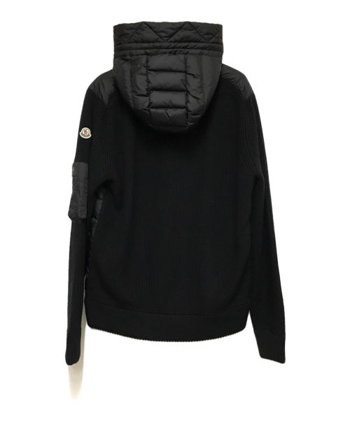 MONCLER（モンクレール）MONCLER (モンクレール) ダウン×ニット 切替ジャケット ブラック サイズ:Mの古着・服飾アイテム