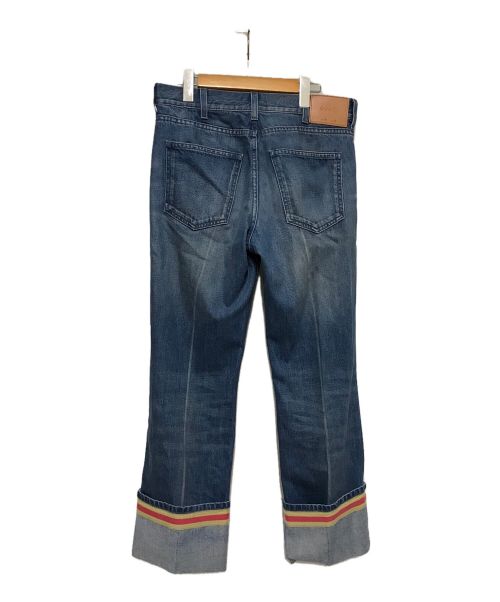 GUCCI（グッチ）GUCCI (グッチ) ロールアップデザインデニム インディゴ サイズ:30の古着・服飾アイテム