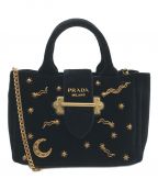PRADAプラダ）の古着「カナパ ミニ2WAYショルダーバッグ」｜ブラック