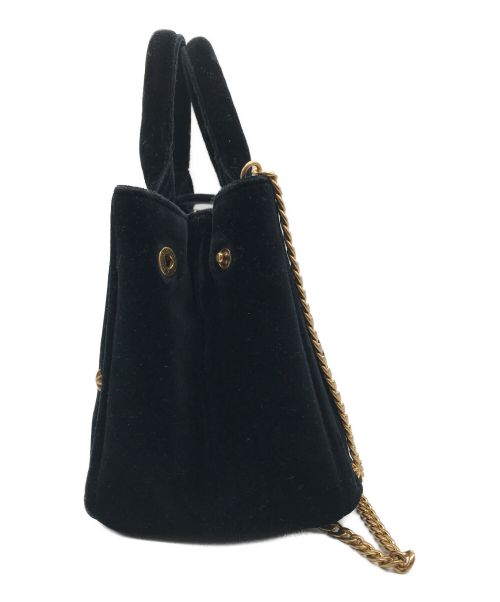 PRADA（プラダ）PRADA (プラダ) カナパ ミニ2WAYショルダーバッグ ブラック サイズ:実寸サイズ参考の古着・服飾アイテム