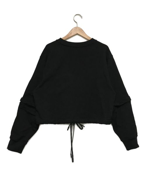 FENDI（フェンディ）FENDI (フェンディ) クロップドスウェット ブラック サイズ:XSの古着・服飾アイテム