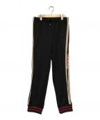 GUCCIグッチ）の古着「テクニカルジャージージョギングパンツ」｜ブラック