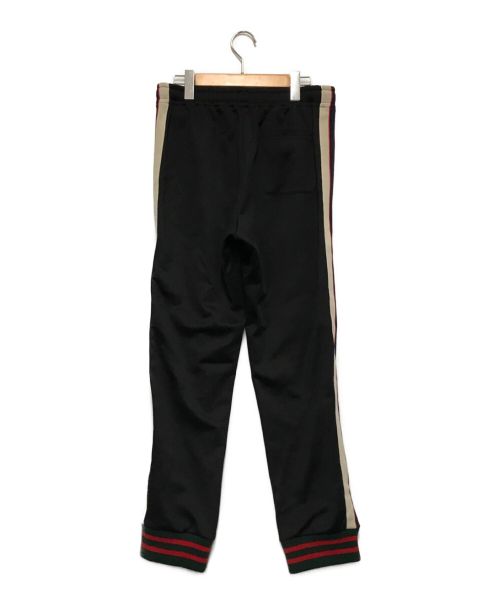 GUCCI（グッチ）GUCCI (グッチ) テクニカルジャージージョギングパンツ ブラック サイズ:Sの古着・服飾アイテム