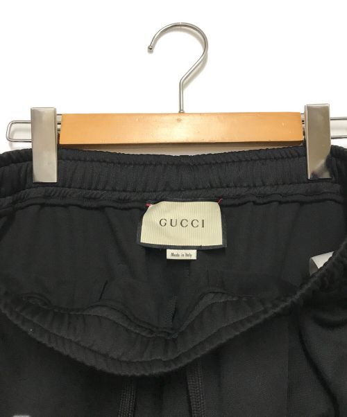 GUCCI（グッチ）GUCCI (グッチ) テクニカルジャージージョギングパンツ ブラック サイズ:Sの古着・服飾アイテム