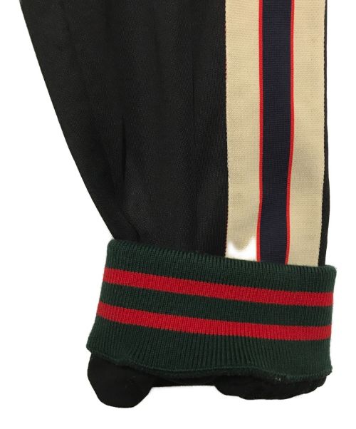 GUCCI（グッチ）GUCCI (グッチ) テクニカルジャージージョギングパンツ ブラック サイズ:Sの古着・服飾アイテム