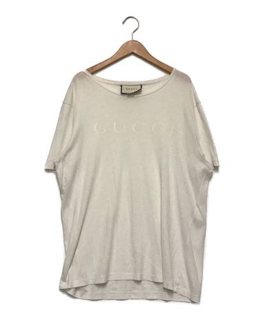 中古・古着通販】GUCCI (グッチ) プリントTシャツ ホワイト サイズ:XL