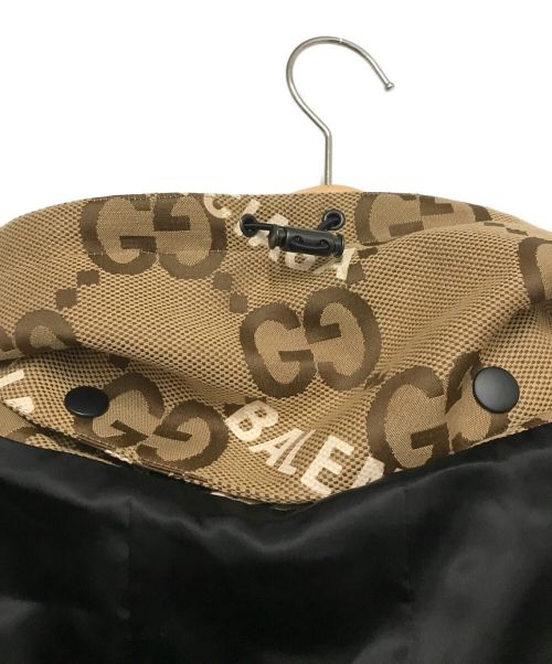 GUCCI（グッチ）GUCCI×BALENCIAGA (グッチ×バレンシアガ) ジャンボGGジャケット ベージュ サイズ:38の古着・服飾アイテム