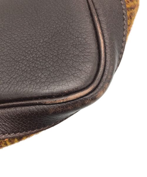 HERMES（エルメス）HERMES (エルメス) ガーデンパーティPM ハンドバッグ ブラウンの古着・服飾アイテム