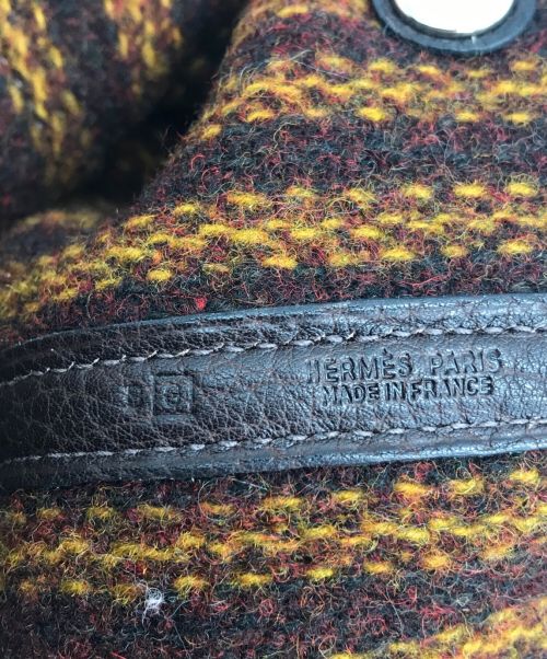 HERMES（エルメス）HERMES (エルメス) ガーデンパーティPM ハンドバッグ ブラウンの古着・服飾アイテム