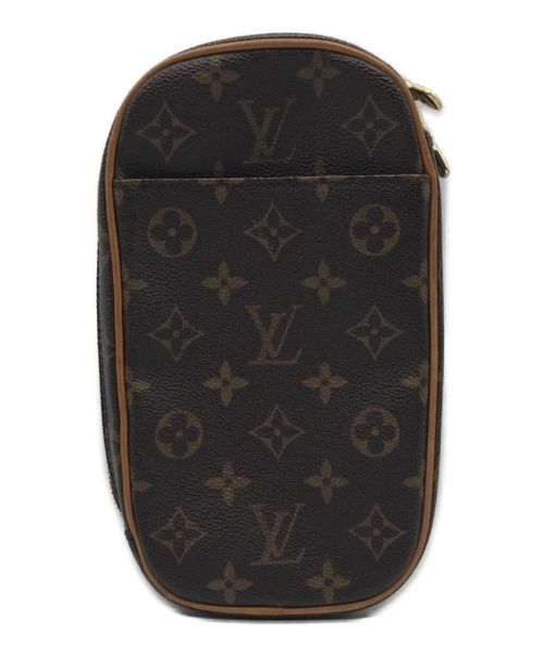 LOUIS VUITTON（ルイ ヴィトン）LOUIS VUITTON (ルイ ヴィトン) ポシェットガンジュ ブラウンの古着・服飾アイテム